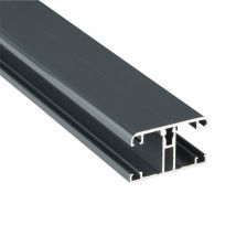 2 Profils T Alu Jonction Gris 7016 Non Portant - Ep.16/32mm - Long.4ml - Bricoman