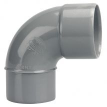 Coude Pvc Mâle Femelle 87°30 D50 Wavin 3026038 - Bricoman
