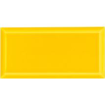 Carrelage Mur Brillant Ceragni Biseauté Metro Jaune 3600 | 7,5x15 (carton Avec 44 Unités = 0,5 M2) - Bricoman
