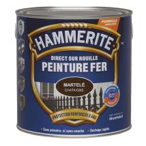 Peinture Fer Direct Sur Rouille Gris Ardoise Martelé 2,5l Hammerite - Tecnomat