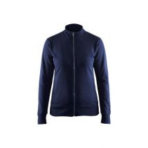 Sweat-shirt Zippé Coton Femme Noir-s 337211589900 - Bricoman