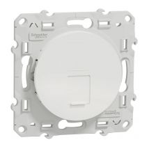 Schneider S520400 Prise Rj45 Sans Connecteur Blanc - Bricoman
