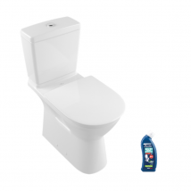 Wc À Poser Sortie Verticale Villeroy Et Boch O.novo Avec Abattant + Nettoyant - Bricoman