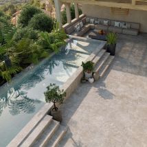 Carrelage Carolina Silver 60x120cm Effet Pierre Antidérapant - Bricoman