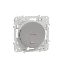 Prise Rj45 Odace Grade 3 (multimédia) Stp Aluminium Schneider Electric S530476 - Bricoman