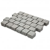 Pavé Granit Gris Tarn 10x10 Cm Ep.5 Cm (au M²) - Ro'ma Nature - Bricoman