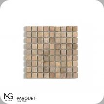 Mosaïque De Marbre Naturel 30x30cm | Parquet 3x3 Pink | (boîte De 11 Mailles = 1m2) - Bricoman