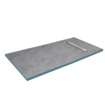 Receveur De Douche A Carreler 90x140cm Recoupable Avec Bonde Caniveau - Bricoman