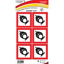 Pictogramme - Je Fais Flamber 80x80mm - 4241111 - Bricoman
