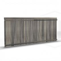 Kit Occultant Pvc Pour Panneaux Rigide Haut 123 X Larg 250 Cm Effet Bois Clair - Bricoman