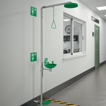 Delabie - Combiné Douche Et Lave-yeux De Sécurité - 9203 - Bricoman