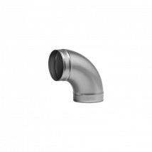 Coude Vmc 90° Acier Galvanisé Pour Gaines Ventilation - Diamètre (mm): 80 - Bricoman
