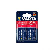 2 Piles Longlife Varta Lr20 Max Power Alcaline - Bricoman
