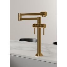 Robinet Mélangeur De Cuisine Style Rétro - Doré - Bricoman