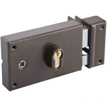Serrure Monopoint En Applique Coffre Horizontale À Fouillot Profil Européen Marron Droite – Vachette 7416d - Bricoman