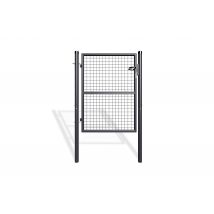 Portillon Grillagé 1m Olga H.130cm Gris - Bricoman