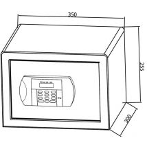 Coffre Fort Électronique Cfe2 21l Heracles I Cfe2 - Bricoman