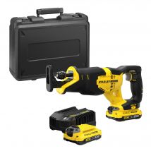 V20 Scie Sabre Brushless Lithium 18v - 2 Batteries 2ah Stanley Fatmax - Sfmcs310d2k-qw - Bricoman
