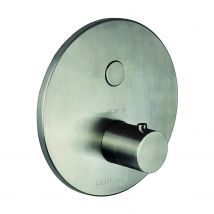 Ensemble De Douche Thermostatique À Encastrer Extérieur Avec 1 Fonction En Couleur Acier Brossé Paffoni Compact Box Cpt013st - Steel Looking - 