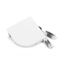 Paire De Joues De Coffre Avosdim Pour Volet Quart De Rond 150mm - Blanc - Bricoman