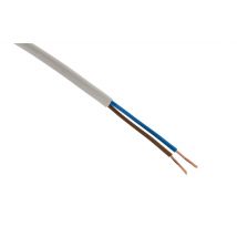 Câble Électrique H03vvh2-f 2x0,75mm² Blanc - 250m - Zenitech - Bricoman