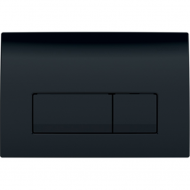 Geberit Delta 50 Plaque De Commande Double Touche, Noir Brillant (115.119.dw.1) - Bricoman