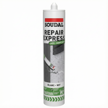 Repair Express Crépi - Enduit Acrylique - Soudal - Cartouche De 290 Ml Blanc - Bricoman