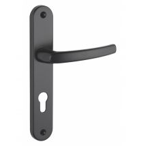 Thirard - Ensemble De Poignées Pour Porte D'Entrée Sultane Trou De Cylindre, Carré 7mm, Entr'axes 195mm, Noir - Thirard - Bricoman