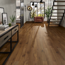 Parquet Contrecollé 10mm : Chêne Mordoré / P300 / Authentic / Pefc (made In France) - Bricoman