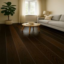Parquet Wengé Massif Verni 1er Choix 100x10mm - Longueurs Variables De 250 À 1200mm - Tecnomat