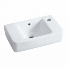 Lave-mains Renova Plan Compact Geberit - 150x250x400mm - Mural - Blanc - Bricoman