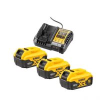 Pack 3 Batteries 18v Xr 5ah + Chargeur Dewalt Dcb1104p3 Qw - Bricoman
