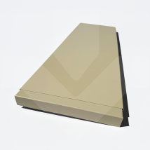 Embout De Couvertine Aluminium Prélaqué 15/10 (gamme 400, Ral 1015 Satine Ivoire Clair) - Bricoman