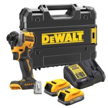 Visseuse À Chocs 18v Xr 205 Nm (2x1,7 Ah Powerstack) En Tstak - Dewalt Dcf850e2t-qx - Bricoman