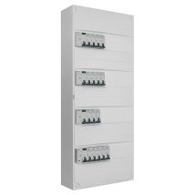 Tableau 4 Rangées Pré-équipé 1 Inter. Diff. 63a Type Ac + 1 Inter Diff 63a Type A + 2 Inter. Diff. 40a Type Ac + 16 Disjoncteurs-siemens - Bricoman