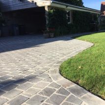 Pavé Pierre Naturelle Grès Kandla Gris 14x14cm Ep. 3 À 5cm (vendu Au M²) - Ligerio - Bricoman