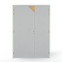 Bloc Porte Bois 2 Vantaux Tertiaire Ter Huiss.88/54 H.204x186.l Poussant Droit - Bricoman