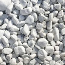 Big Bag De 1m³ (+/- 1,5t) Galet De Marbre Blanc De Carrare Ø 15/25 Mm - Livraison Premium - Bricoman