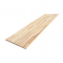 Tablette Hêtre Massif Lamellé Collé Abouté, L.250 Cm X L.60 Cm, Ep.18 Mm - Bricoman