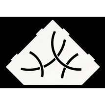 Tablette Murale De Douche Shelf- Es 2 Curve - Coloris: Noir Mat - En Aluminium - 195 X195 Mm - Bricoman