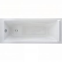 Baignoire Droite Acrylique Haute Densité Nf Conforme Aux Marchés Publics Sanindusa Easy 170x70 Blanche (vidage Non Inclus) - Bricoman