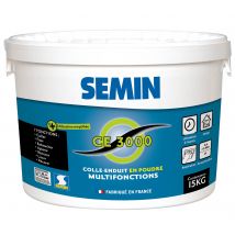 Enduit Multifonctions Ce 3000 Semin Pour Coller, Fixer, Reboucher, Lisser, Poudre, Intérieur, Seau De 15 Kg - Bricoman