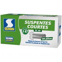 Suspentes Courtes 80 Mm F47 Semin, Boite De 100 - Bricoman