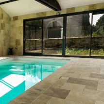 Carrelage En Travertin Deuxième Choix Premium - Opus : 4 Formats, 1,2 Cm - Ligerio - Bricoman