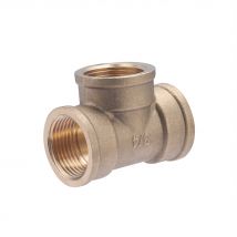 Té Laiton Femelle À Visser 20x27 (3/4) Noyon & Thiebault - Bricoman