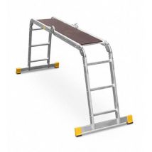 Echelle Articulée Avec Plateau : Longueur D'Échelle 3.29m - 4410/p - Bricoman