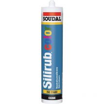 Mastics Menuiserie Silicone Neutre Silirub Color Coloris Ivoire Ral 1015 Cartouche De 310 Ml - Bricoman
