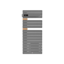 Thermor - Sèche-serviettes Allure 3 Mat À Gauche Avec Soufflerie 1500w Gris Menhir/chêne - 483171 - Tecnomat