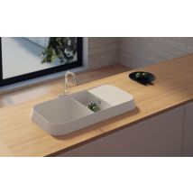 Evier De Cuisine Blanc Alabaster 1,5 Bac Opal - Bricoman