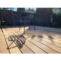 Kit Complet | 20m2 Terrasse Bois Exotique Ipe (compris Lambourdes, Visseries Et Livraison Sur Rendez-vous) - Bricoman